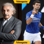Novak Djokovic and Albert Einstein